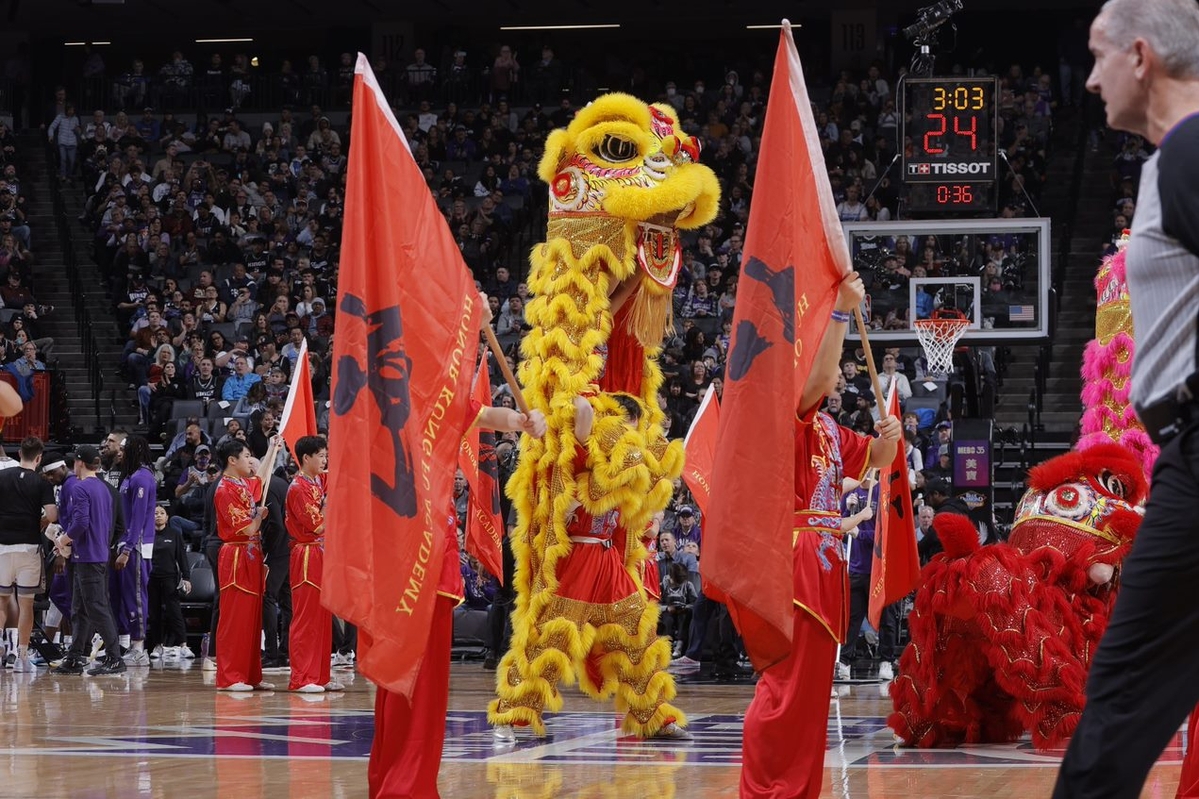 NBA新春贺岁活动_萨克拉门托国王队对阵俄克拉荷马城雷霆队_萨克拉门托国王队