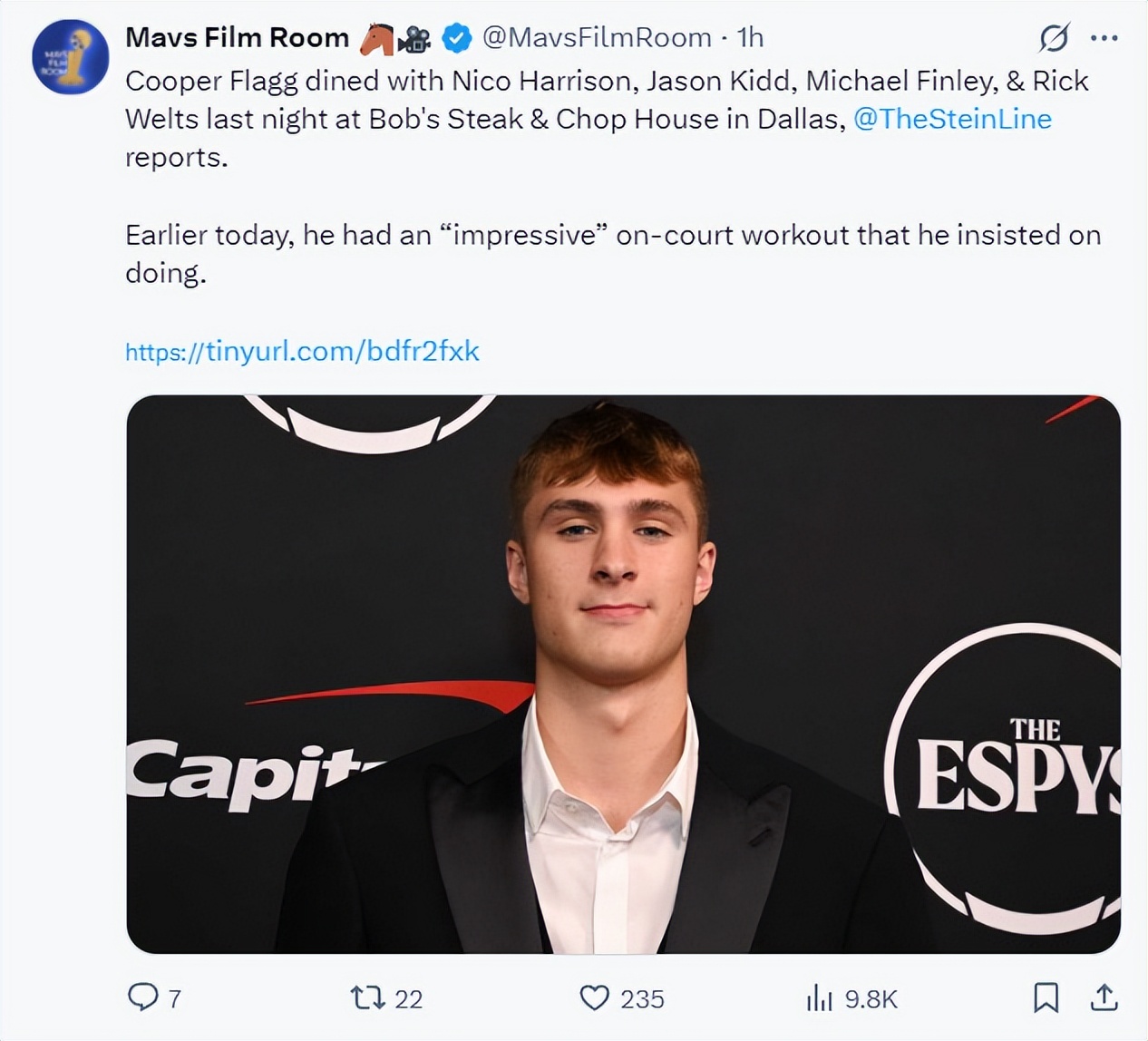 NBA状元热门弗拉格试训表现_达拉斯独行侠队_达拉斯独行侠试训库珀-弗拉格