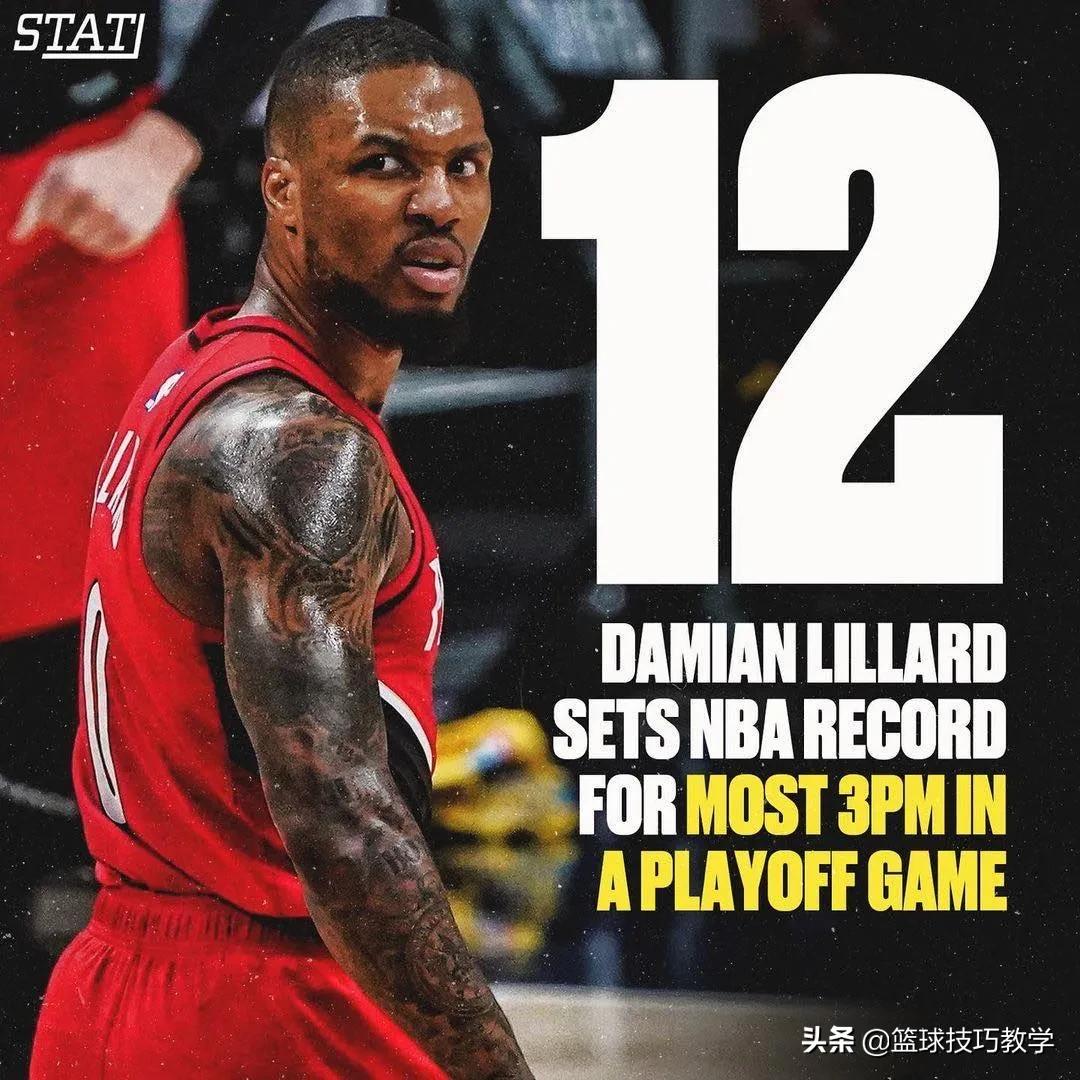 达米安·利拉德_NBA季后赛单场55分记录_达米安-利拉德季后赛超神表现